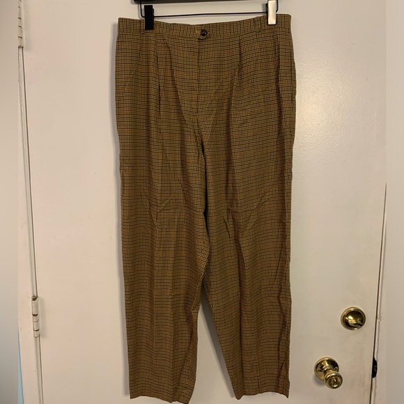 Vintage Talbots Plaid Trousers - Picture 3 of 8